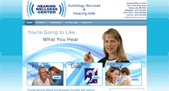 Desktop Screenshot of hearingwellnesscenter.com